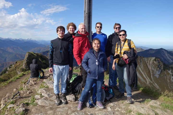 CPH Group picture at Rotwand 1884m in 10/2019 (Foto: Christian Jirauschek TUEICPH)