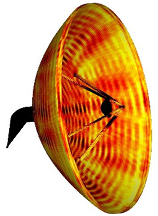 25 m Cassegrain reflector antenna of the no more active Raisting antenna 1.